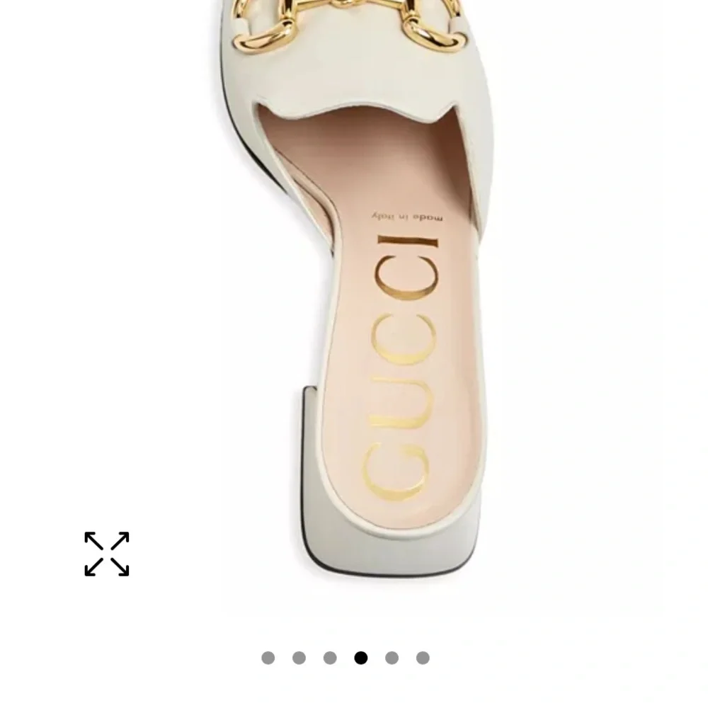 Gucci horsebit Women's 
Beige Leather Mules - Picture 16 of 16